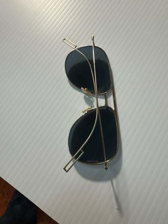 Dior Gold Tone Metal Aviators main image 4